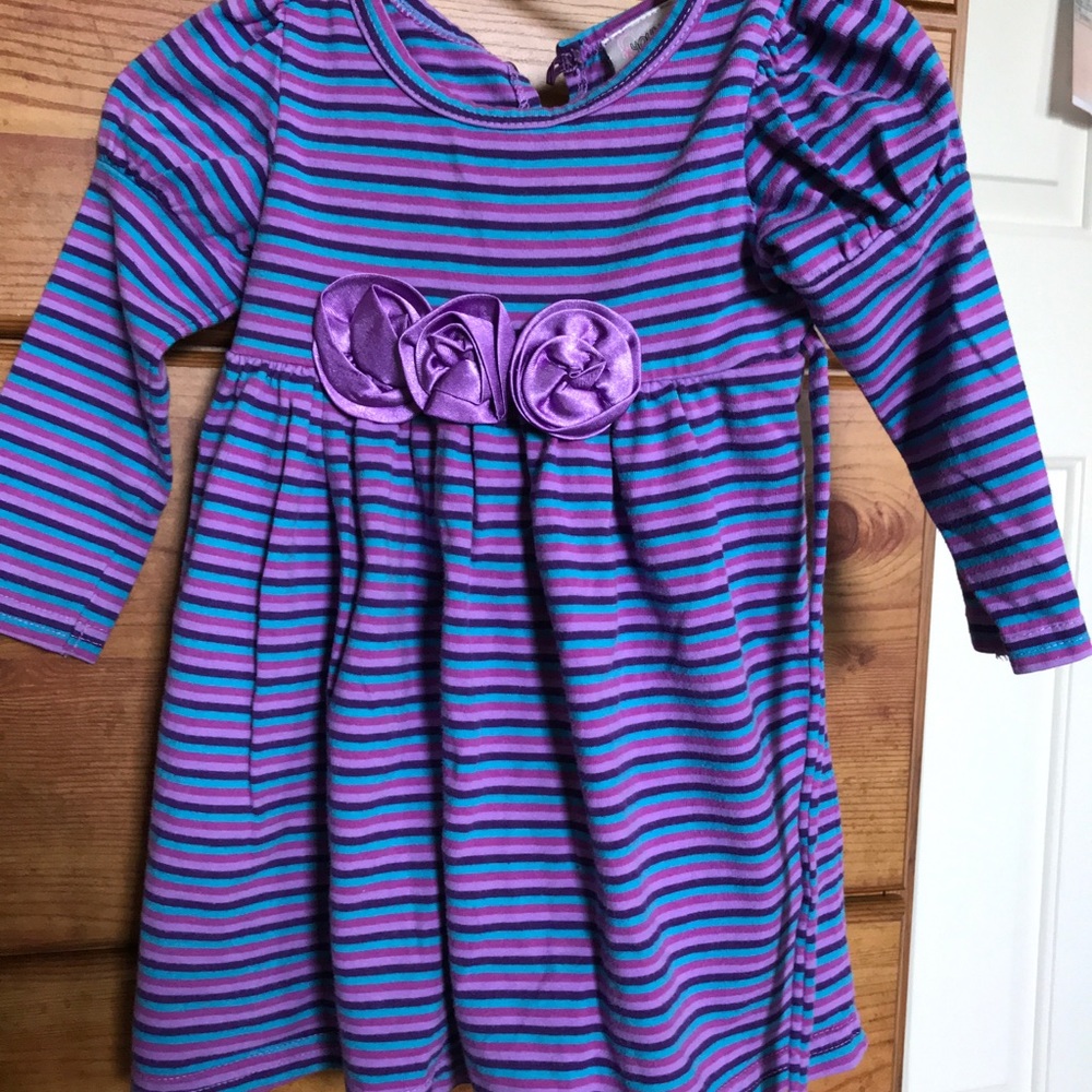 2 pcs 2t dress & 1 pc pajama